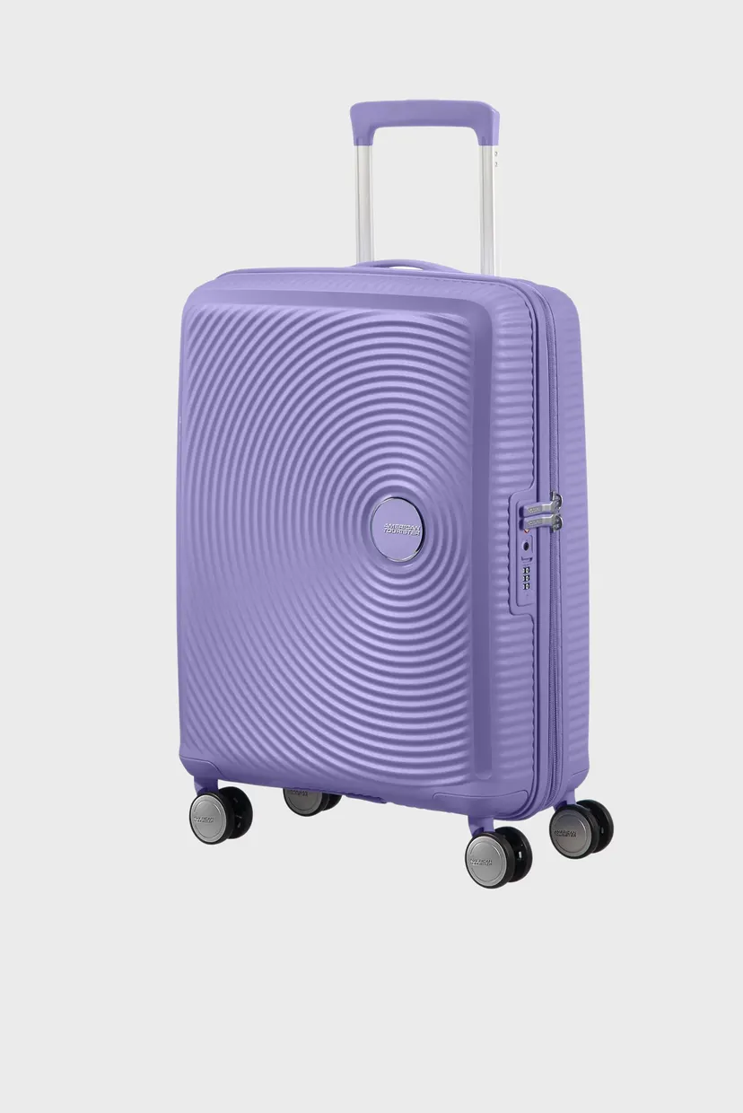 Сиреневый чемодан 55 см SOUNDBOX PURPLE 3