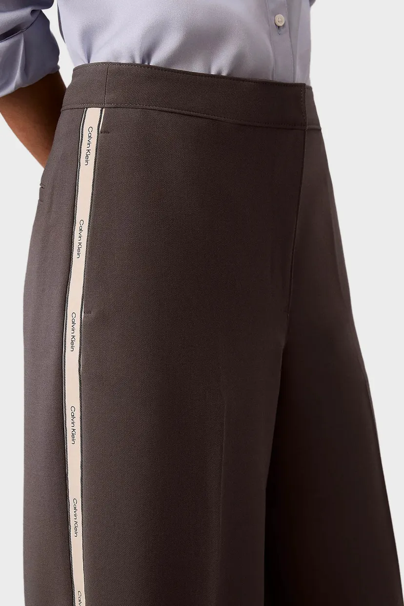Женские серые брюки STRETCH SUITING TRACK PANT 5