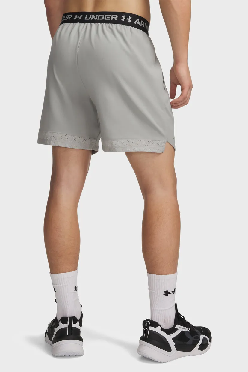 Чоловічі сірі шорти UA Vanish Woven 6in Shorts 3