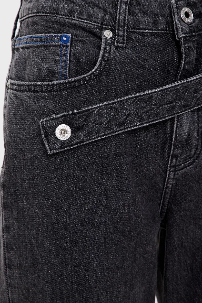Жіночі чорні джинси KLJ HR STRAIGHT WB DENIM 3