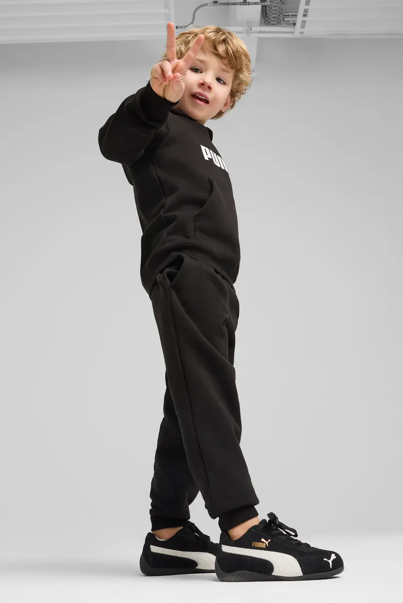 Детские черные кожаные кроссовки Speedcat Sneakers Kids 7