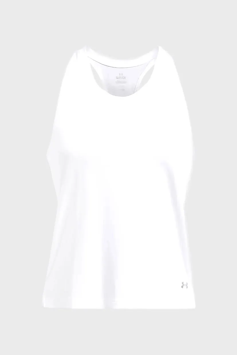 Жіноча біла майка UA Launch Singlet 3