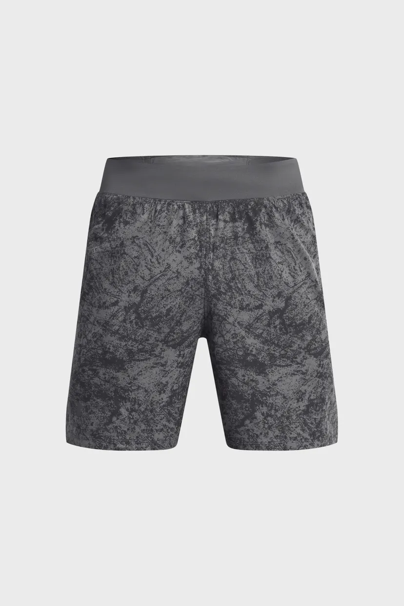 Чоловічі сірі шорти UA LAUNCH PRO 7'' PRINTED SHORTS 5