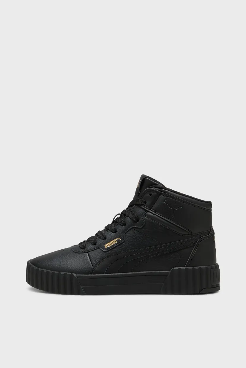 Женские черные кожаные кроссовки Carina 3.0 Mid Sneakers Women 3