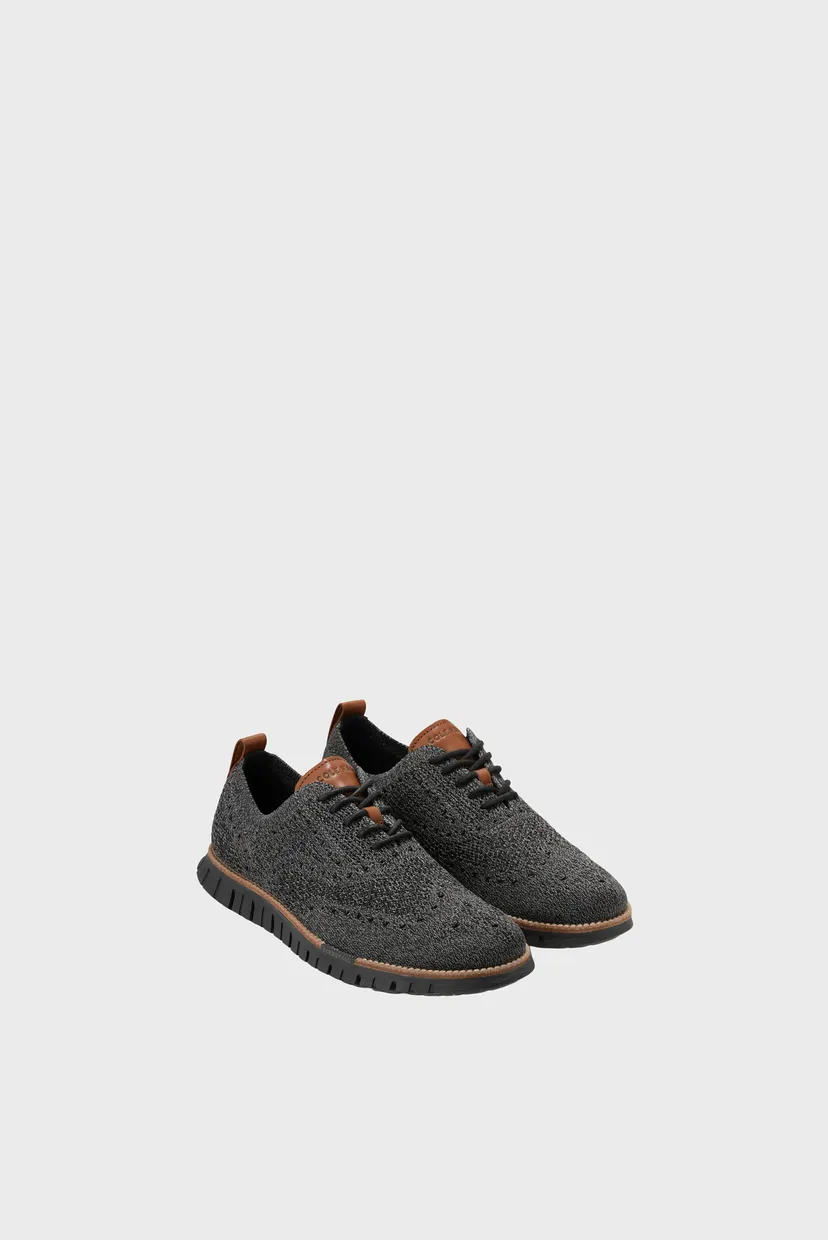 Чоловічі чорні кросівки ZERØGRAND Remastered Stitchlite Wingtip Oxford 5