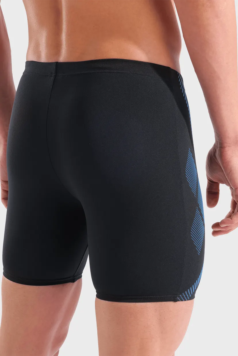 Мужские черные гидрошорты POSEIDONIA SWIM MID JAMMER 5