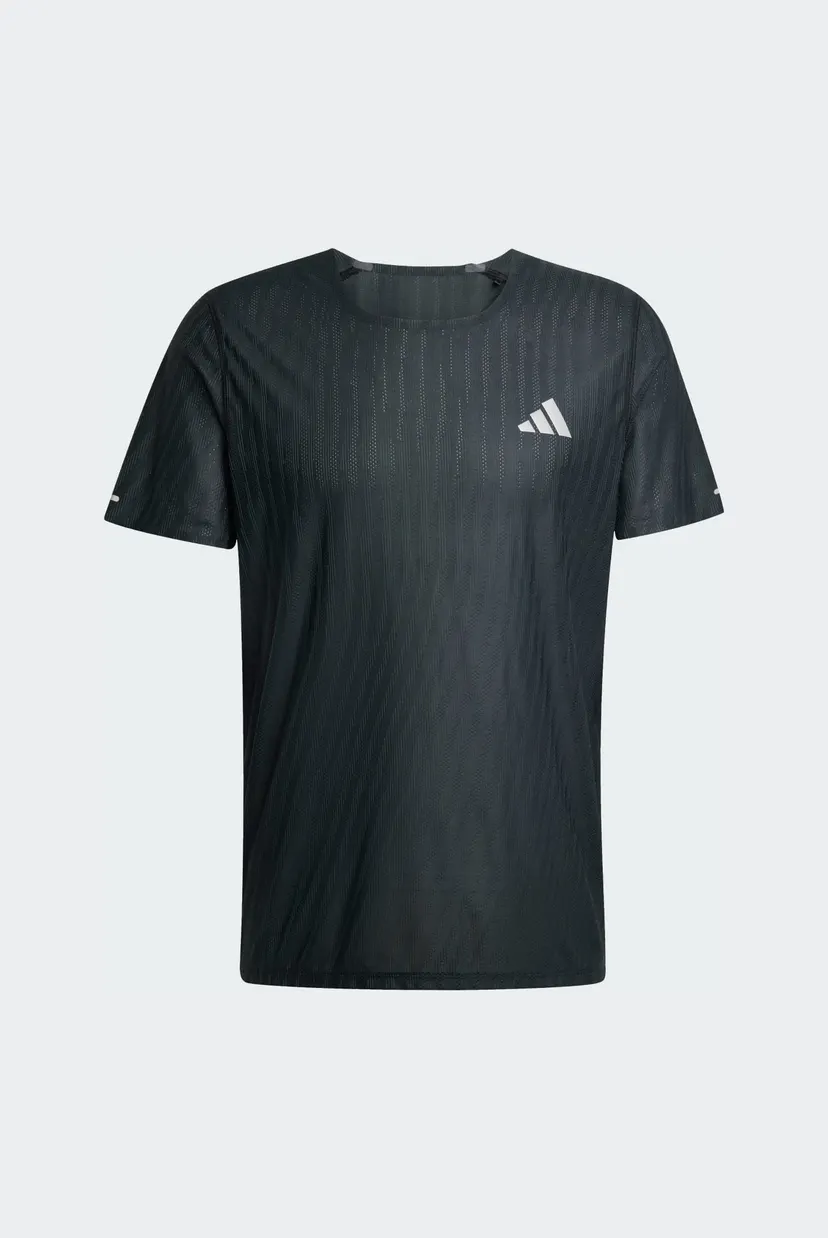 Чоловіча чорна футболка у смужку Adi365 Running CLIMACOOL+ 6