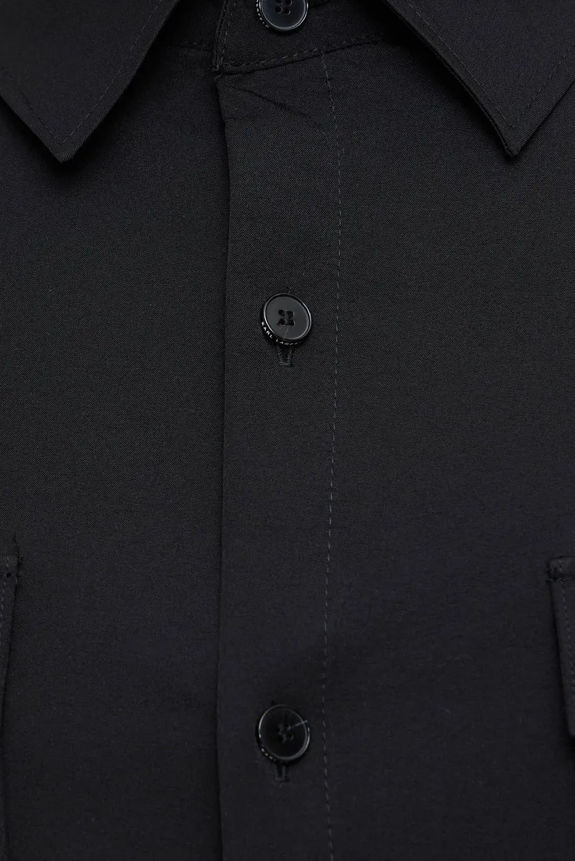 Мужская черная рубашка 4