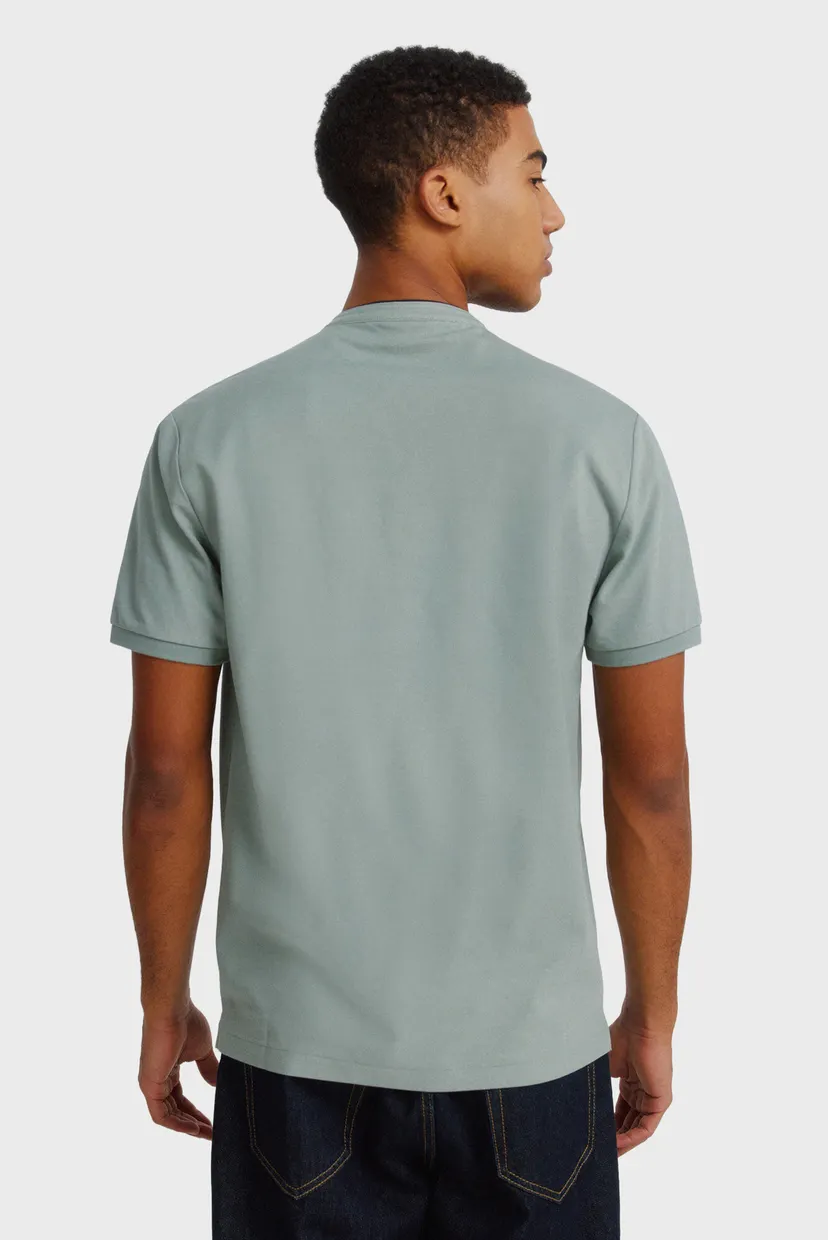 Чоловіче м'ятне поло slim fit 3