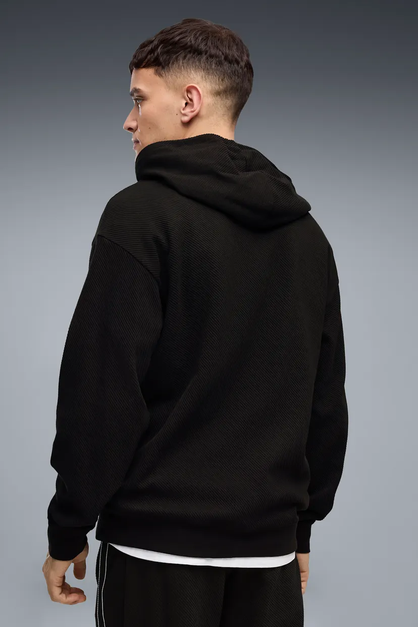 Мужское черное худи Essentials Elevated Relaxed Hoodie Men 3