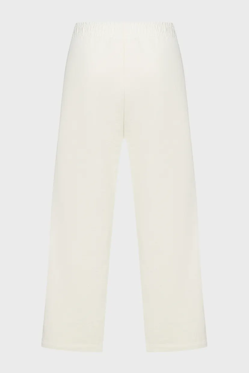 Женские белые кюлоты TEXTURED COTTON BLEND 7