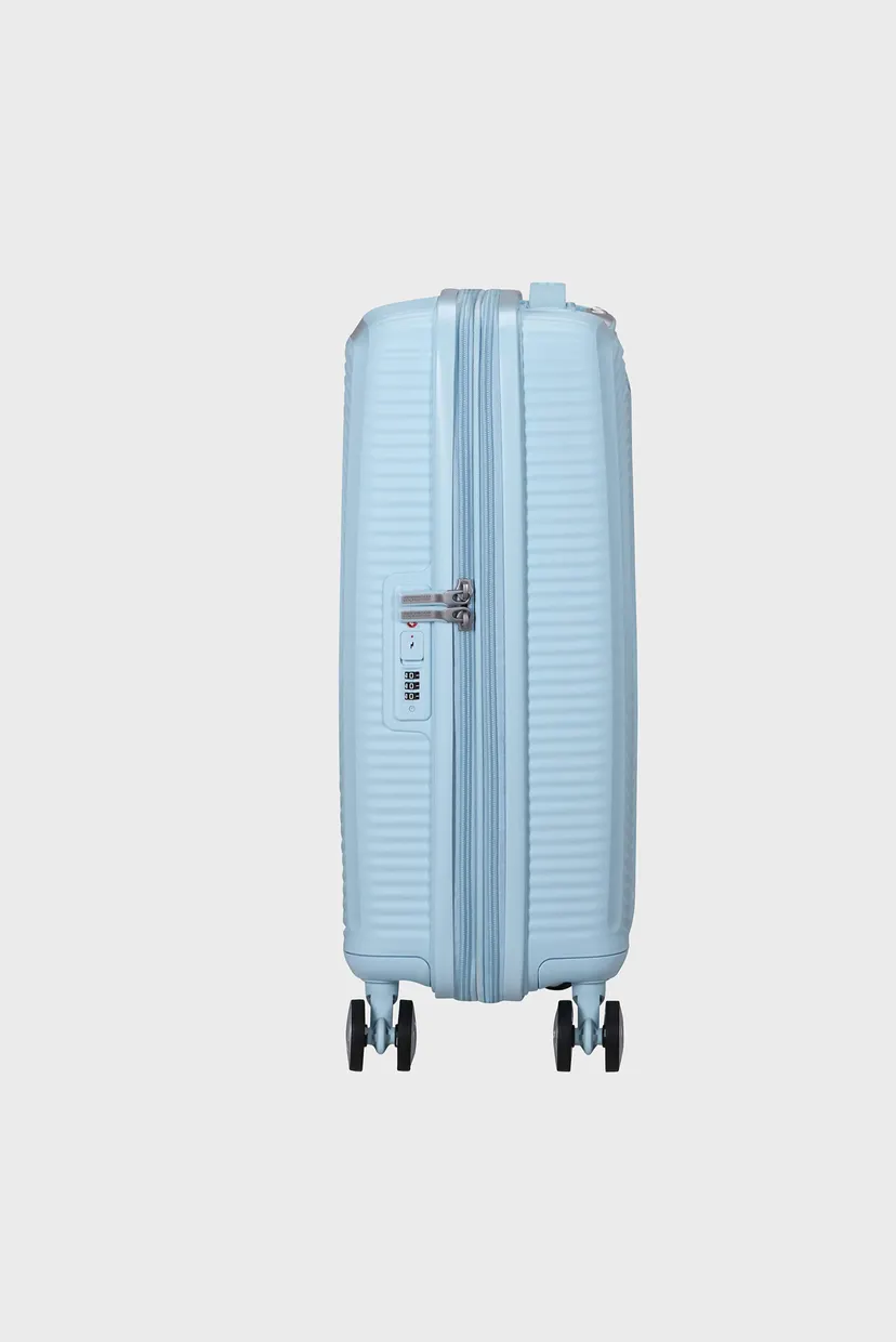 Голубой чемодан 55 см SOUNDBOX PASTEL BLUE 5