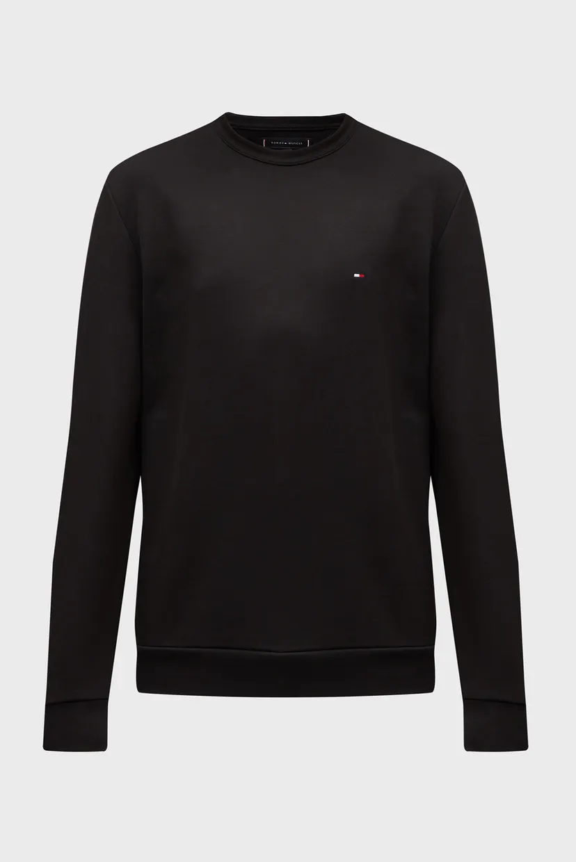 Чоловічий чорний світшот ESSENTIAL INTECHNO CREWNECK 5