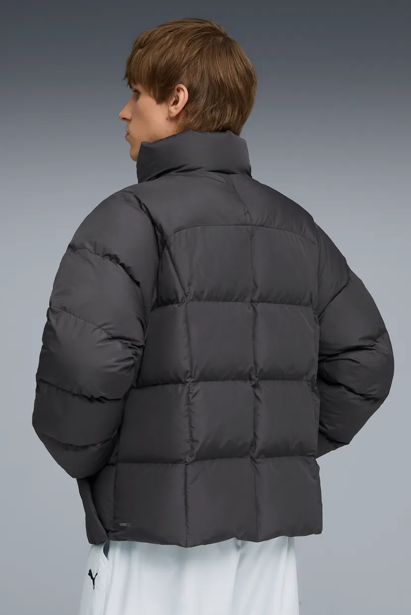 Чоловіча темно-сіра куртка Wardrobe Essentials Puffer Jacket Men 3