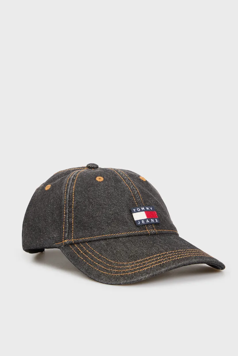 Чоловіча чорна джинсова кепка HERITAGE 1