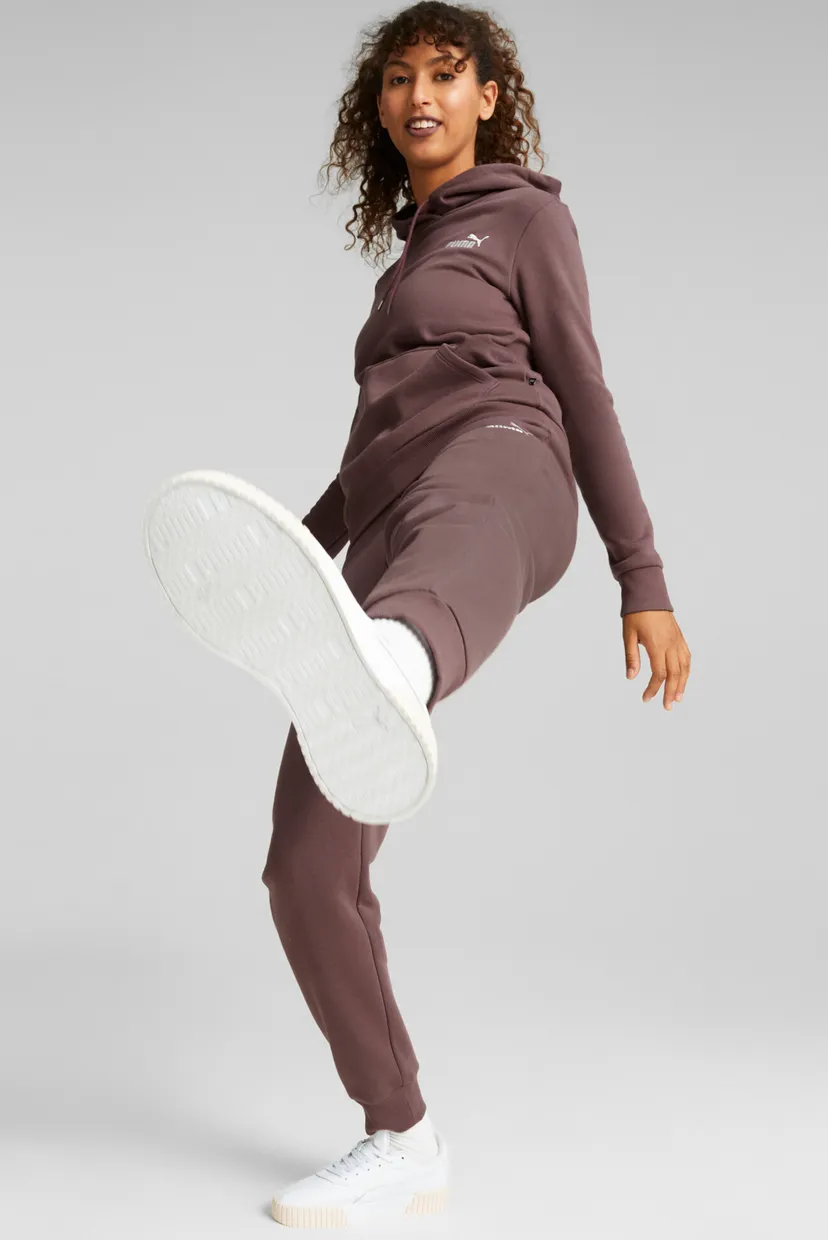 Жіноче коричневе худі Essentials+ Embroidery Hoodie Women PUMA