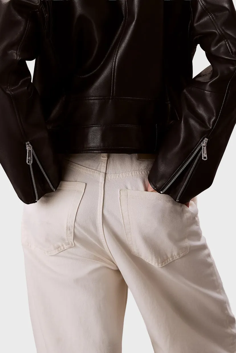 Жіноча чорна косуха FAUX LEATHER MOTO JACKET W/BELT 6