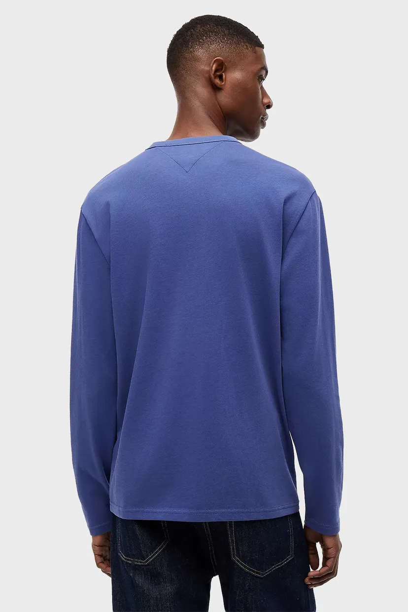 Мужской фиолетовый лонгслив REG BADGE TEE LS 3
