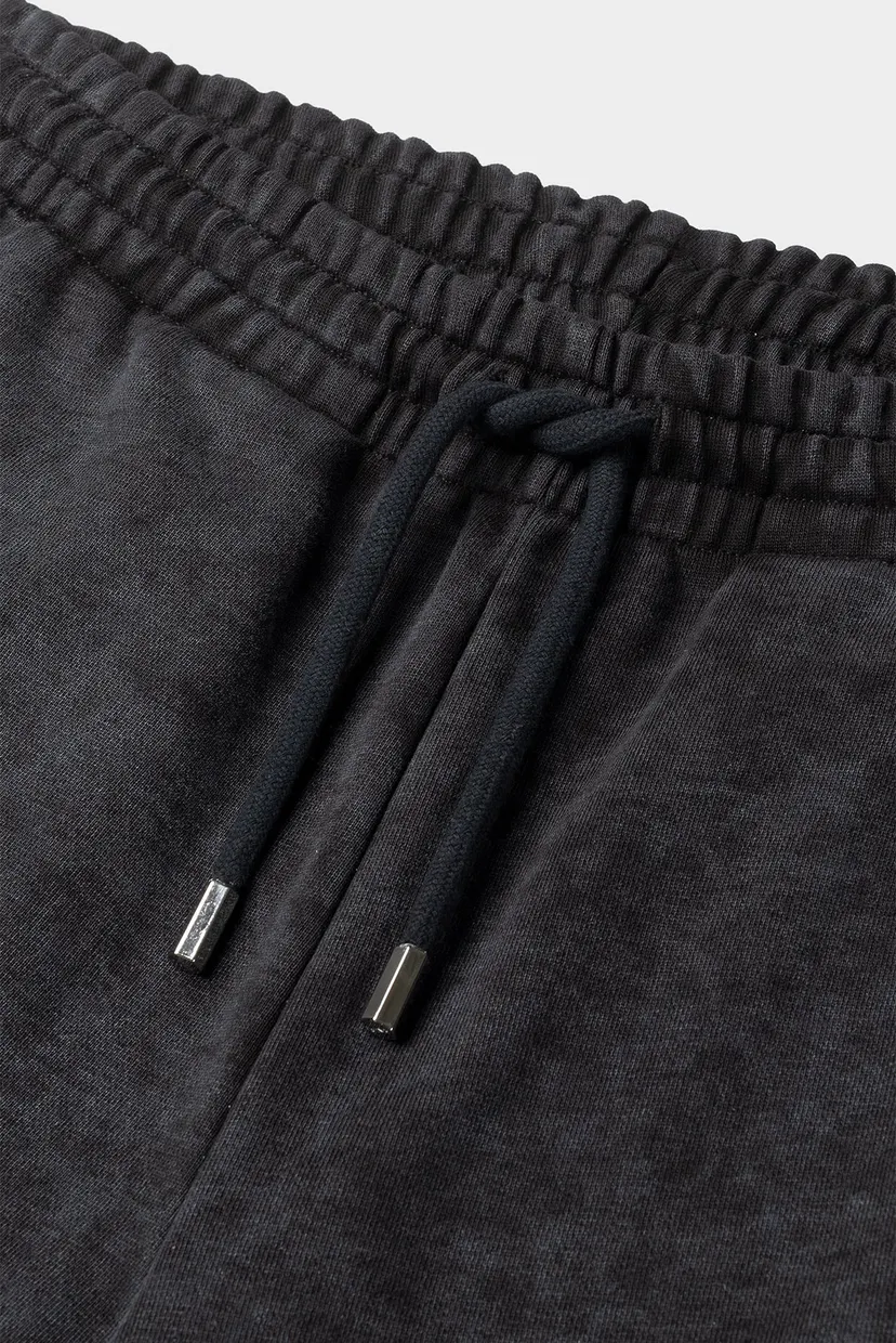 Мужские черные шорты Urban Washed Sweat 4