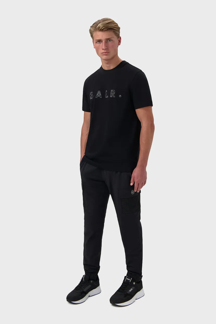 Чоловіча чорна футболка Monogram Embro Regular Fit T-Shirt 3