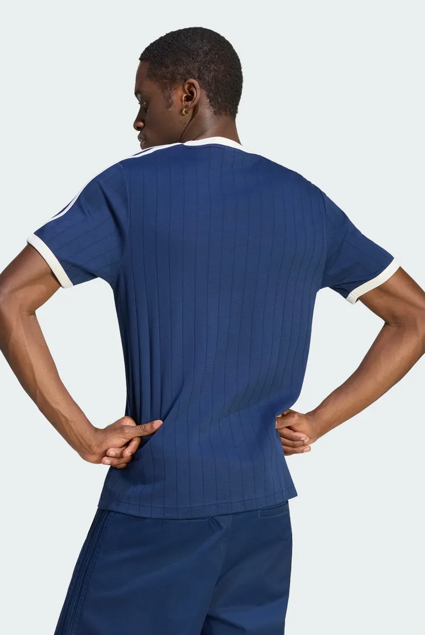 Мужская синяя футболка DROP NEEDLE 3-STRIPES 3