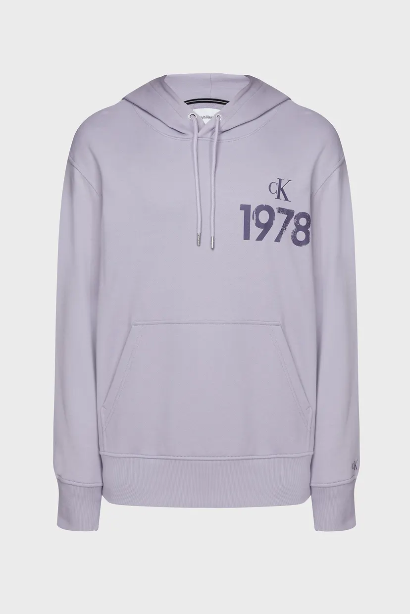 Чоловіче бузкове худі VARSITY 1978 5