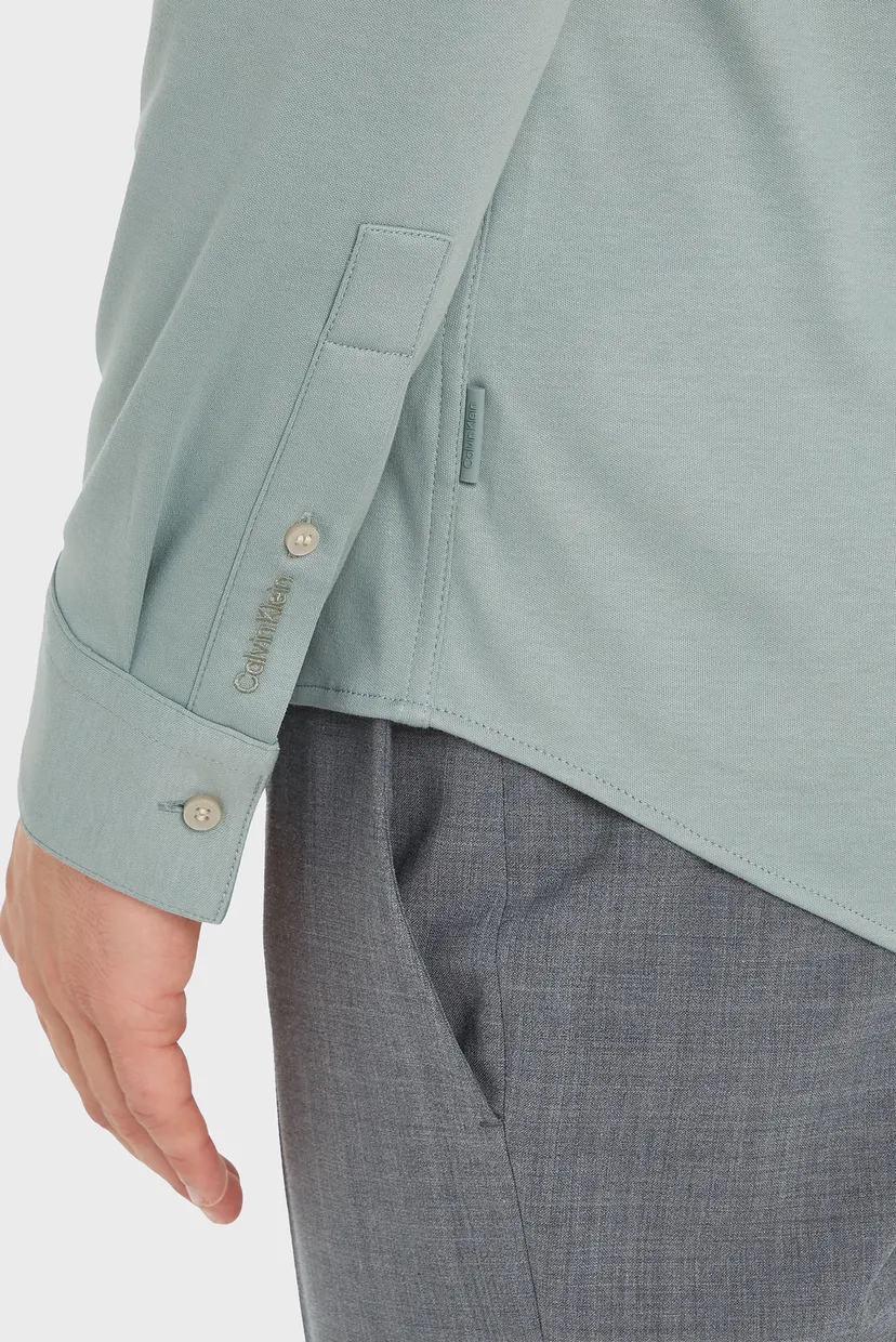 Чоловіча м'ятна сорочка SMOOTH COTTON JERSEY 3