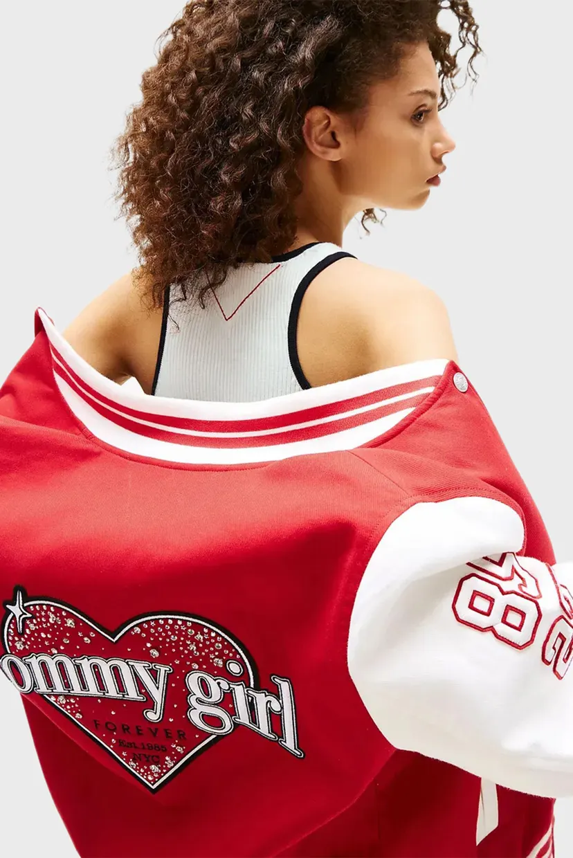 Женский белый топ TOMMY GIRL 6