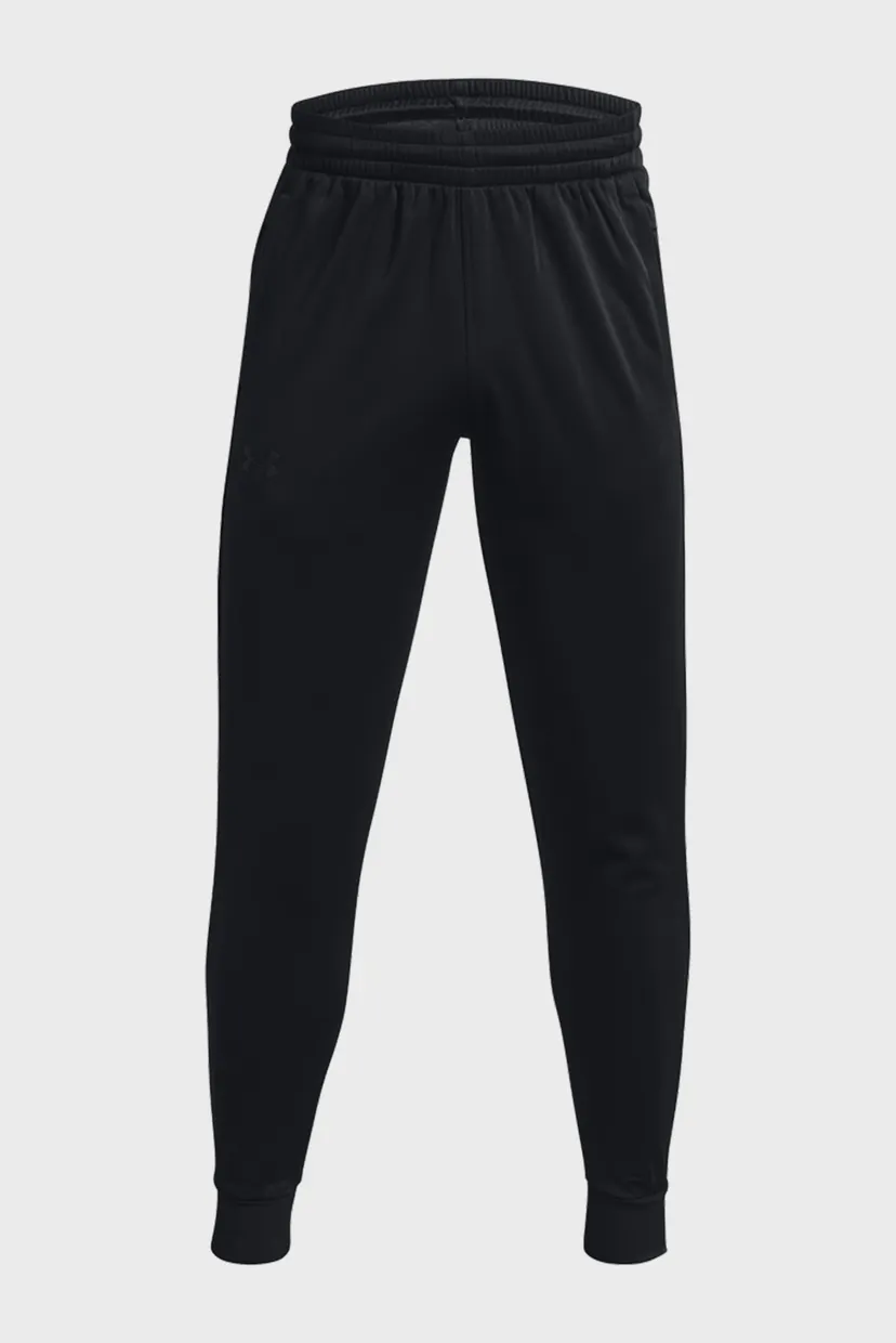 Чоловічі чорні спортивні штани UA Armour Fleece Joggers 5