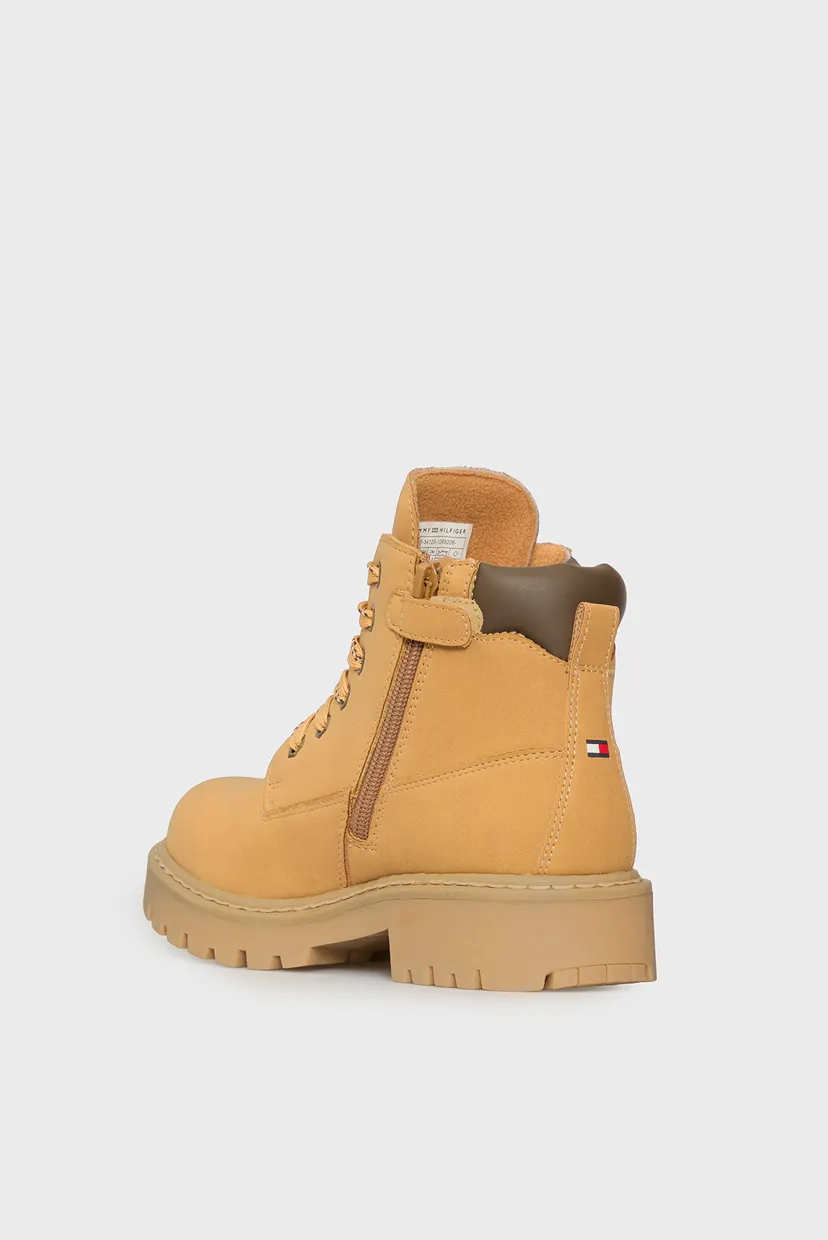 Дитячі руді черевики LACE-UP 4