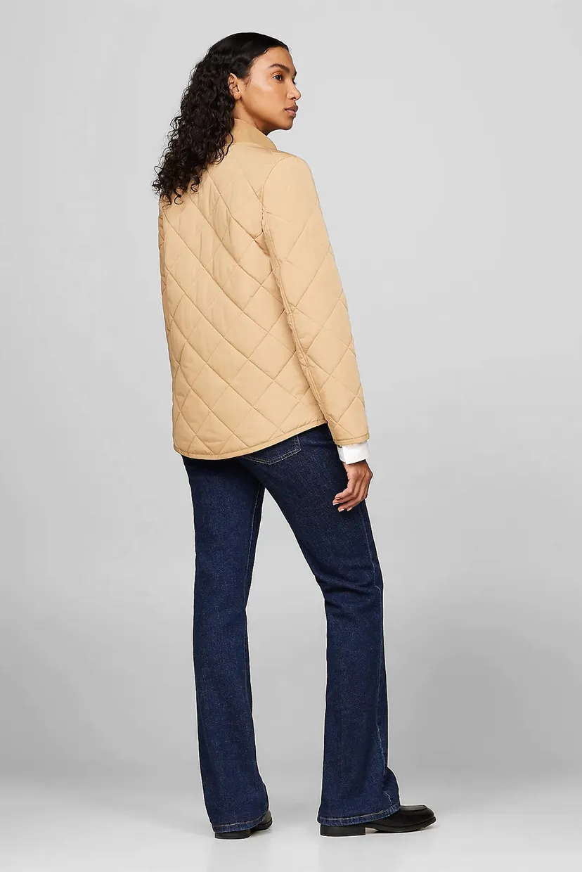 Жіночий бежевий бомбер LW QUILTED BOMBER JACKET 3
