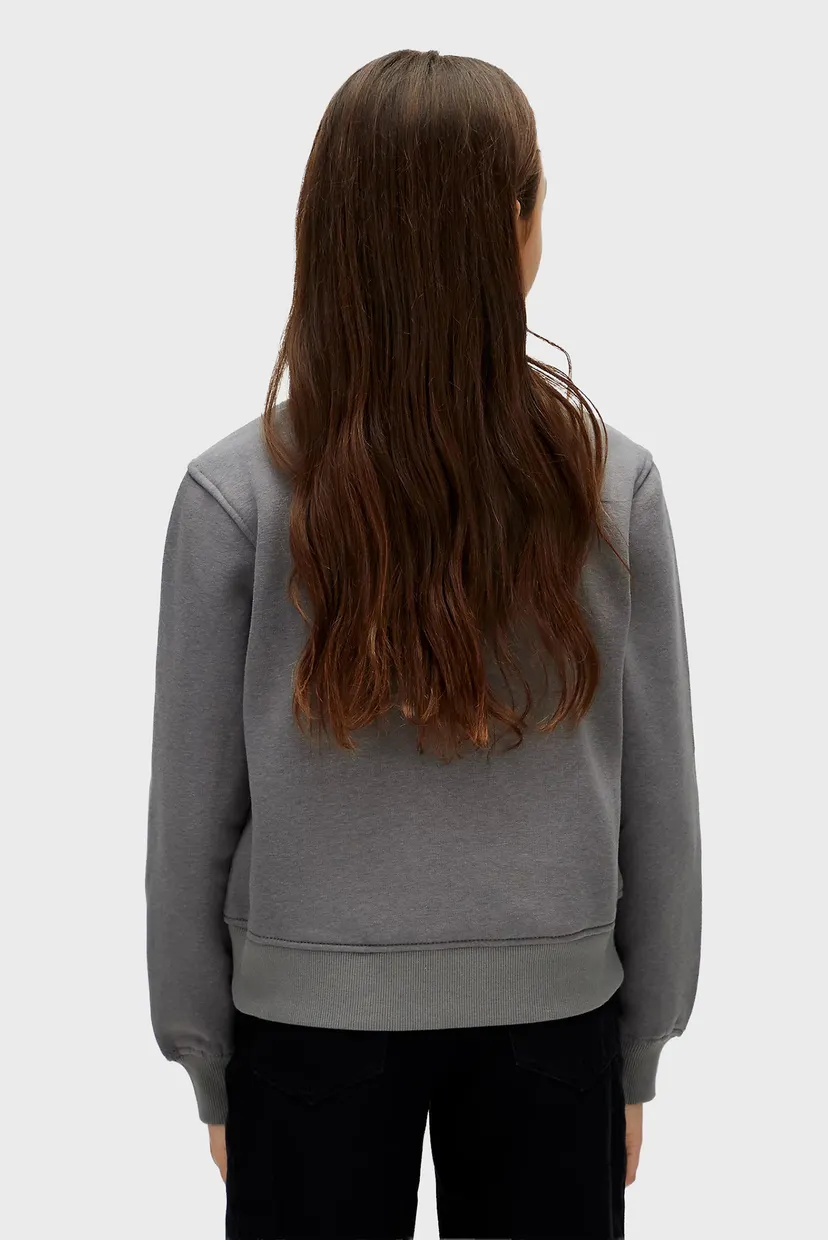 Дитячий сірий світшот FLEECE 3