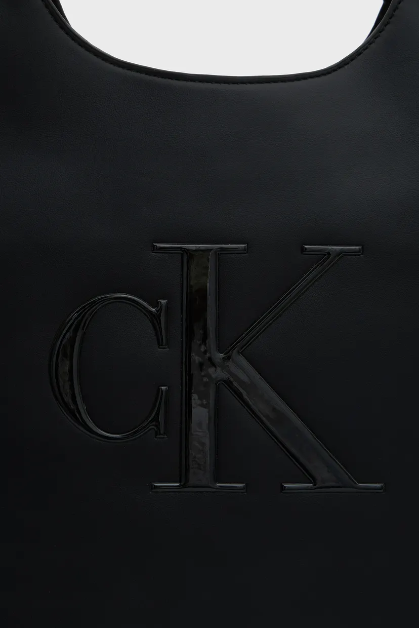 Женская черная сумка BOLD CK SHOPPER 6