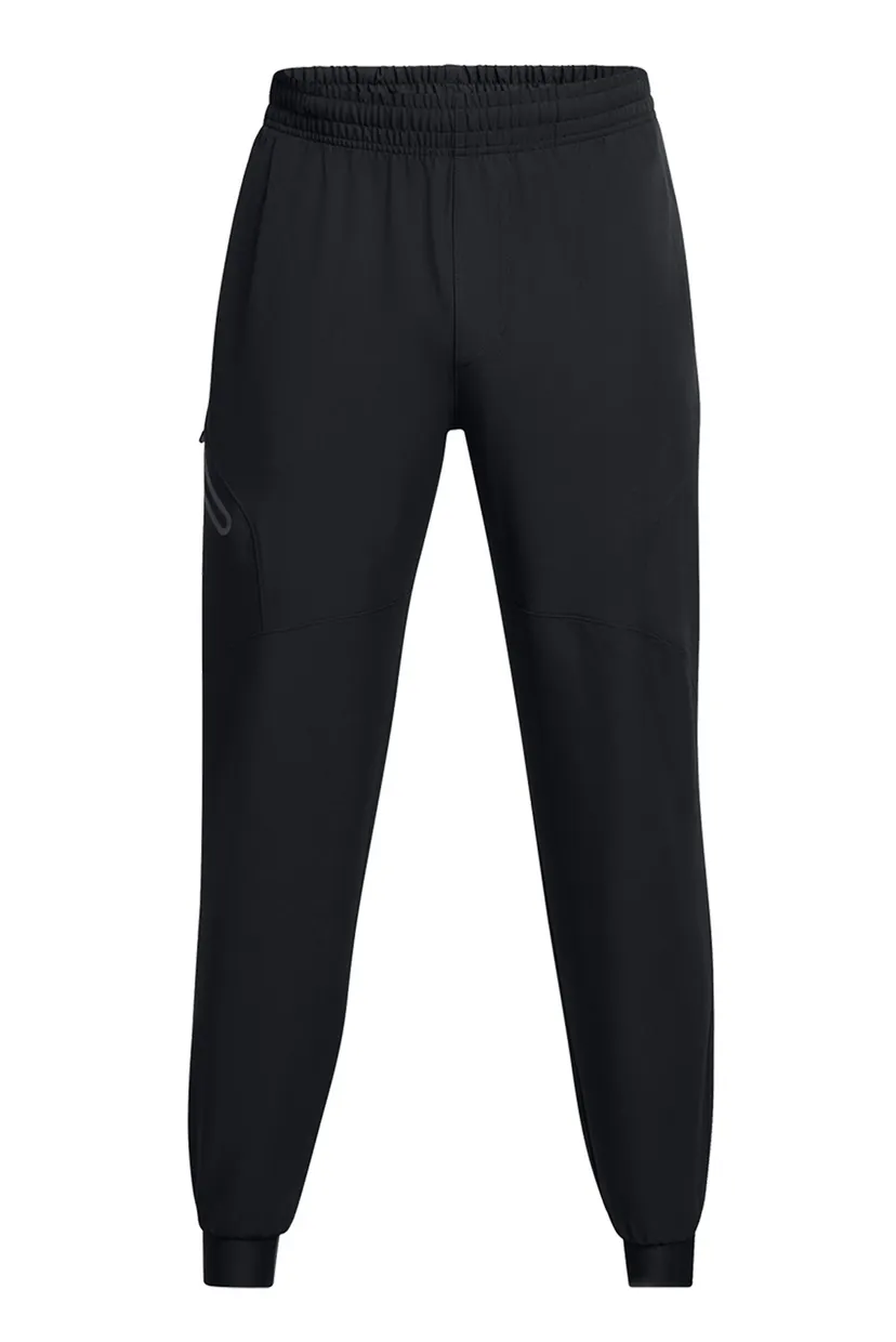 Чоловічі чорні спортивні штани UA Unstoppable Woven Jogger 5