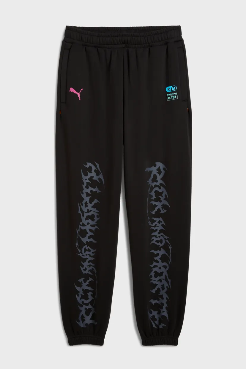 Мужские черные спортивные брюки PUMA x RICK AND MORTY Sweatpants Unisex 6