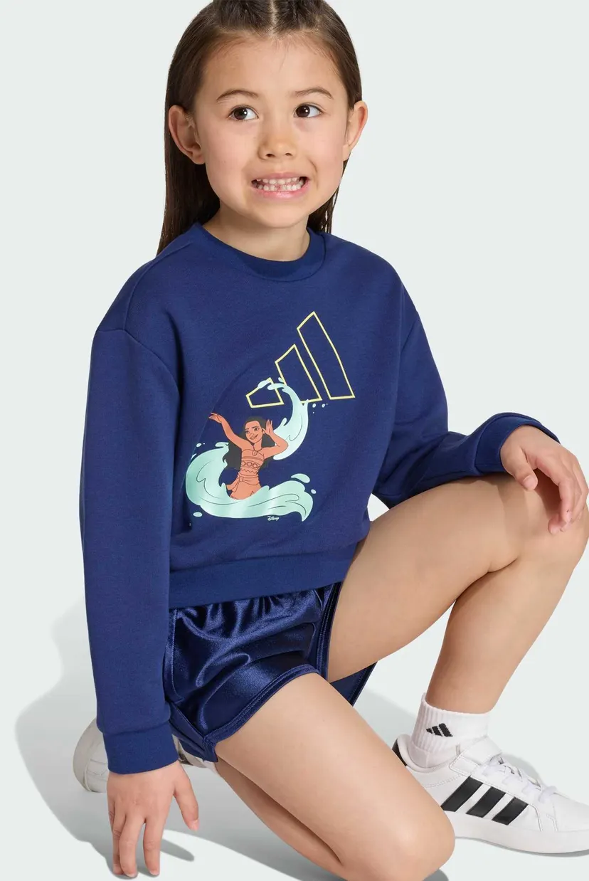 Детский темно-синий комплект одежды (свитшот, шорты)  ADIDAS DISNEY 3