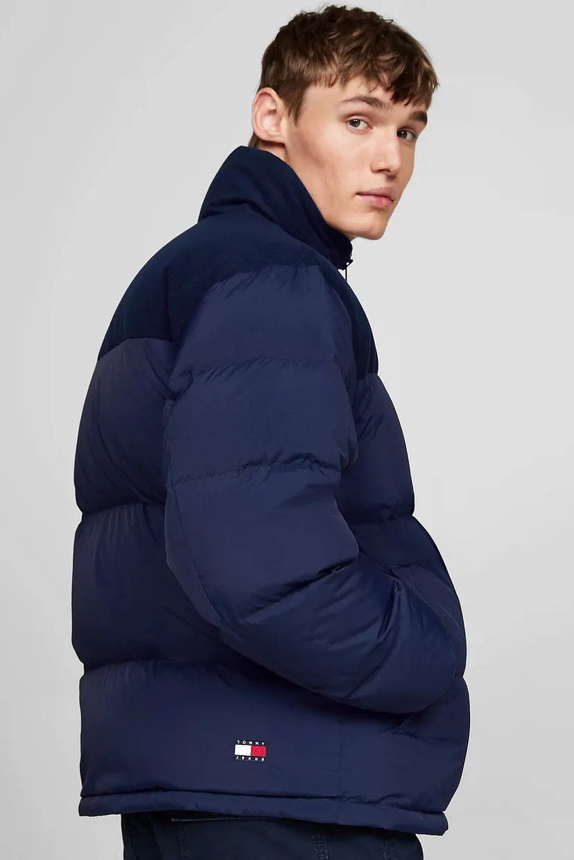 Чоловічий темно-синій пуховик TJM CORD MIX ALASKA PUFFER 3