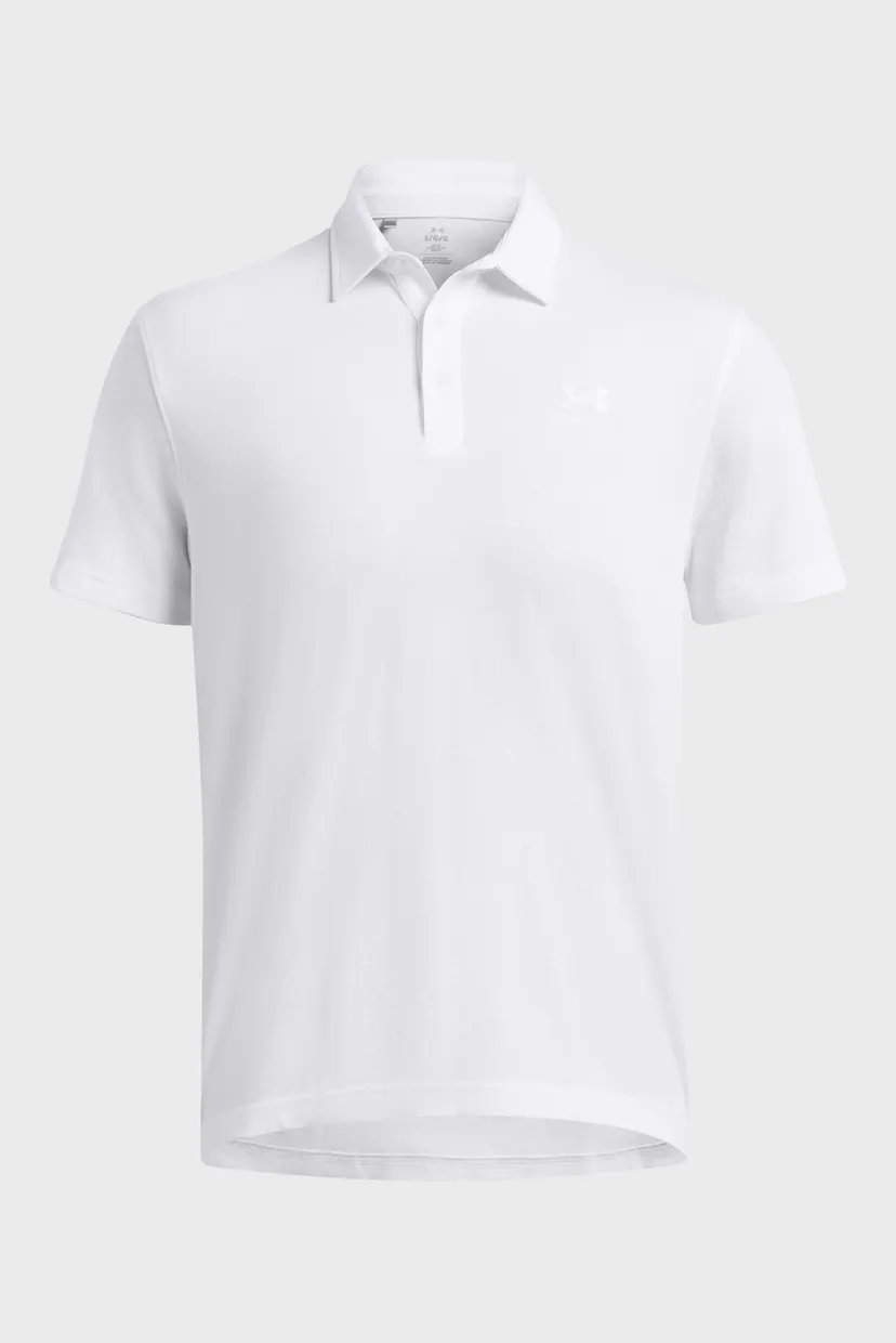 Чоловіче біле поло UA Icon Polo 3