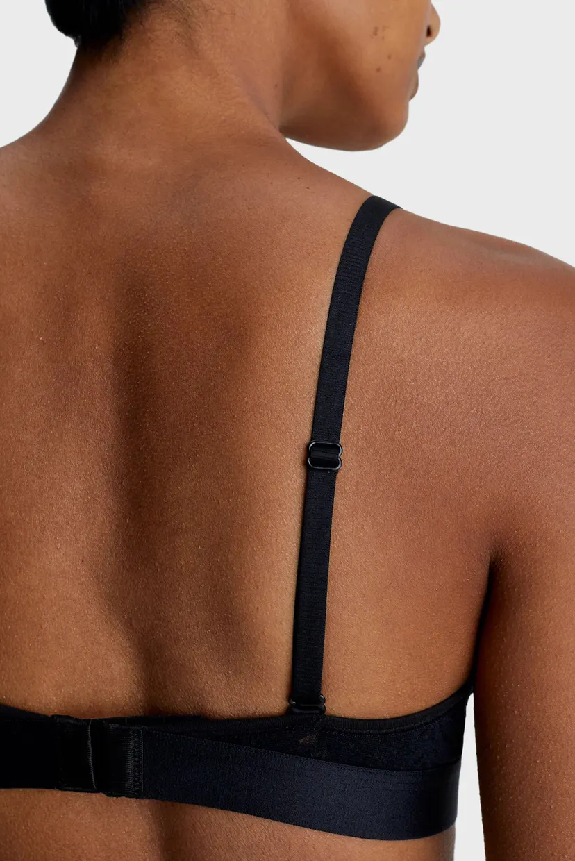 Женский черный бюстгальтер UNLINED TRIANGLE 5