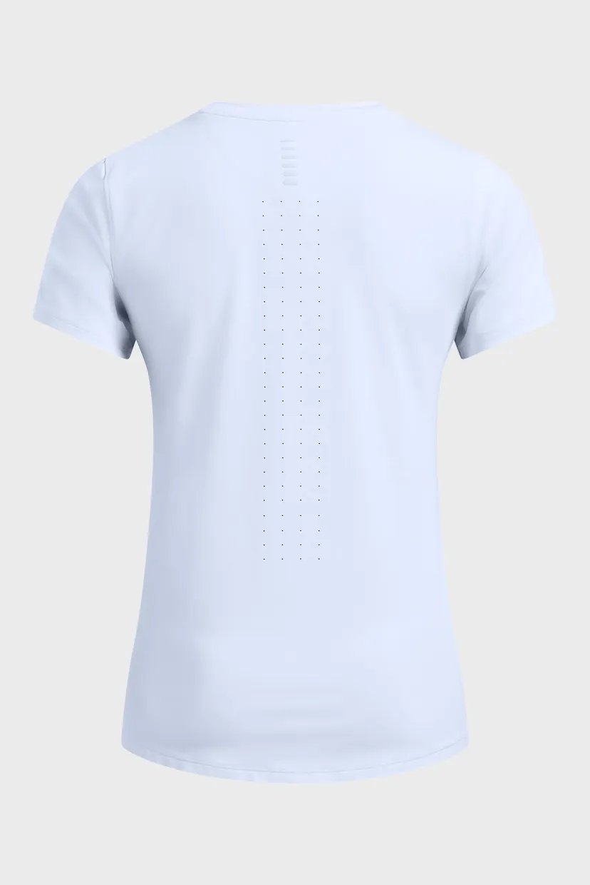 Жіноча блакитна футболка UA Launch Elite Shortsleeve 5
