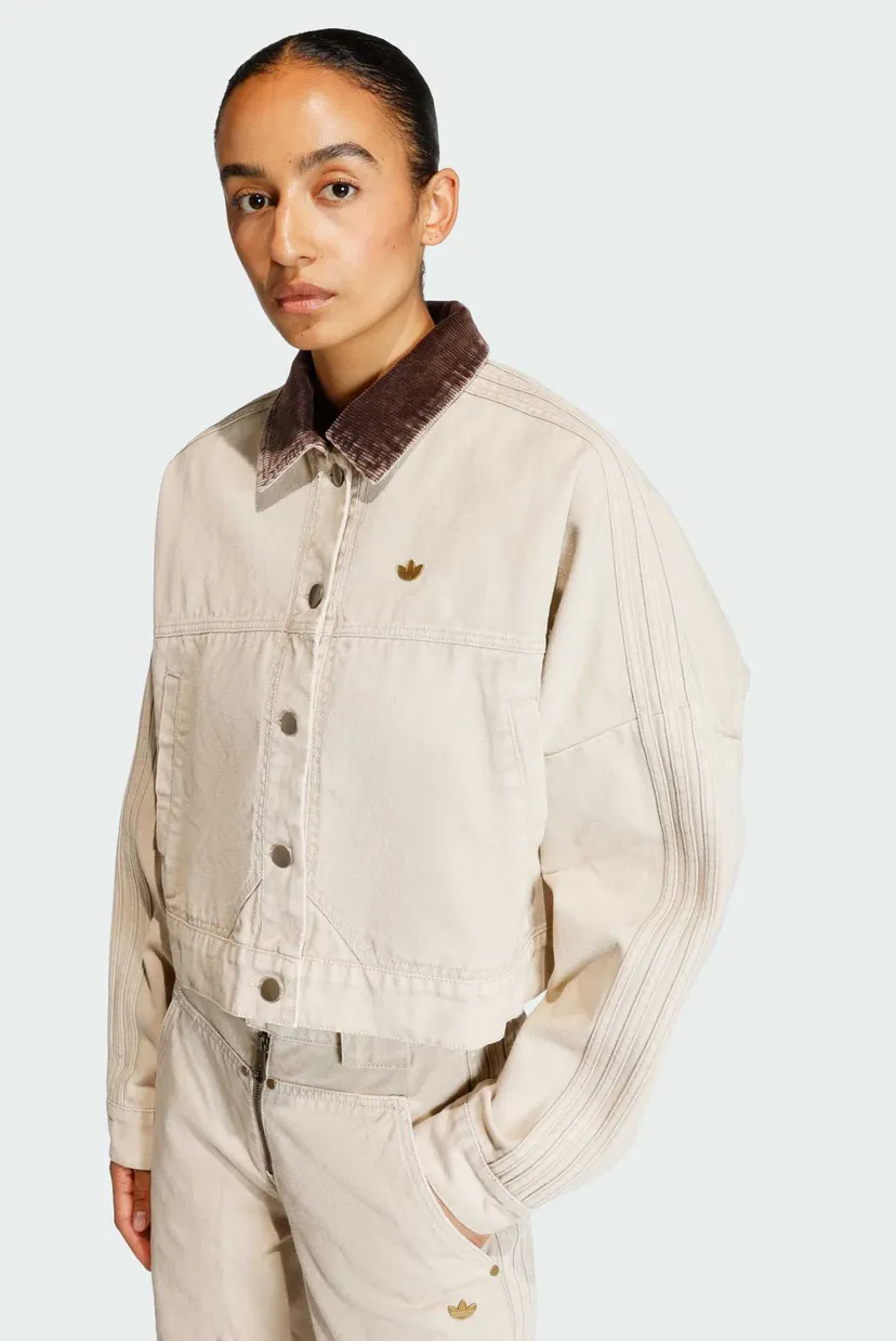 Жіноча бежева куртка CANVAS TRACKTOP 5