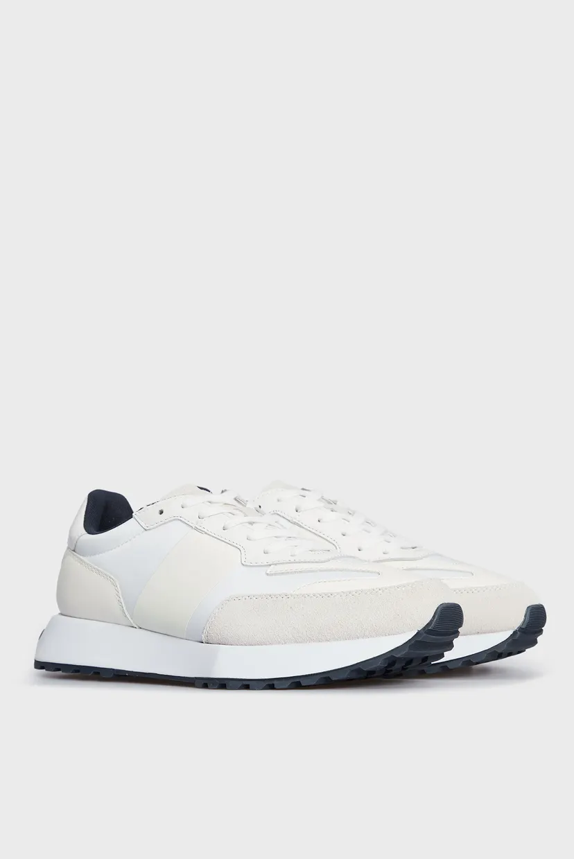 Чоловічі білі кросівки LOW TOP LACE UP MIX NEW 3