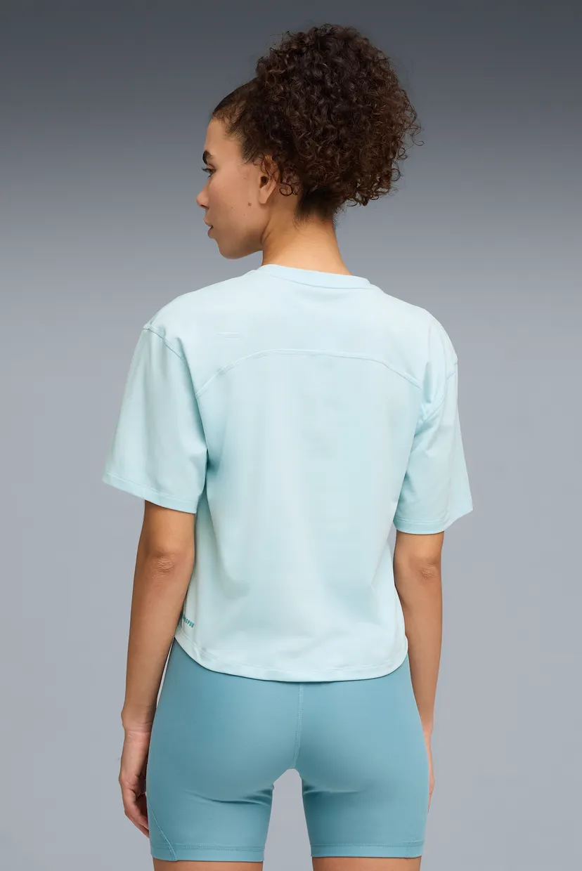 Жіноча блакитна футболка CLOUDSPUN Relaxed Tee Women 3