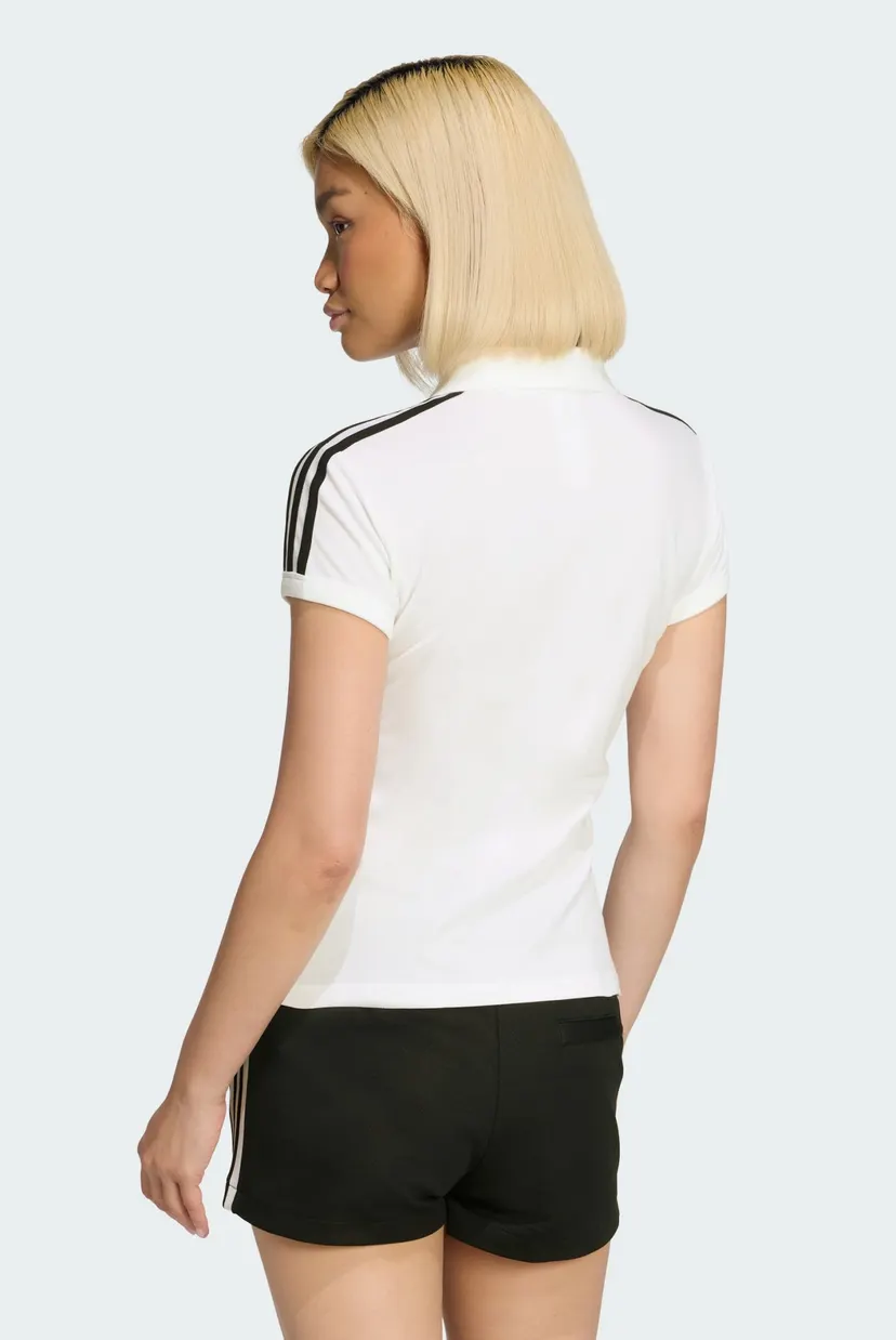 Жіноче біле поло 3-Stripes 3