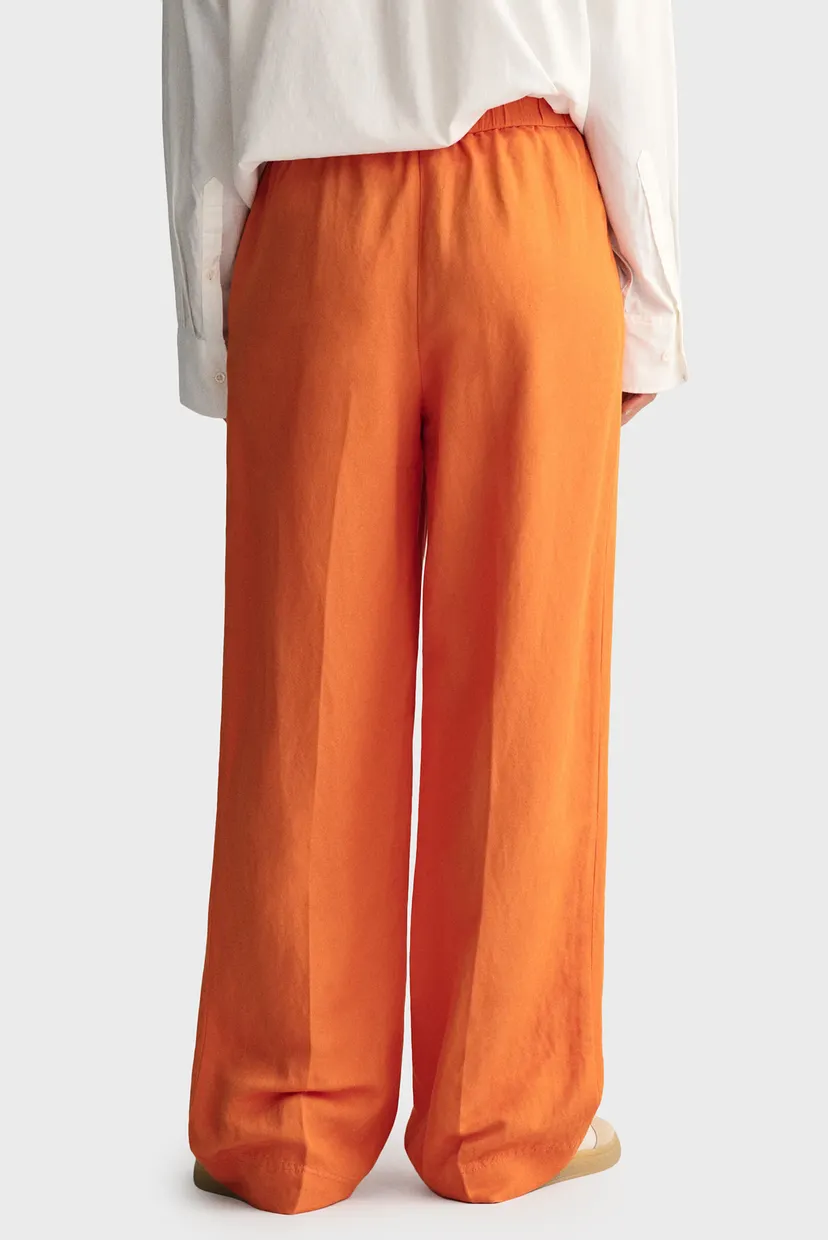 Жіночі помаранчеві лляні брюки REL LINEN BLEND PULL ON 3