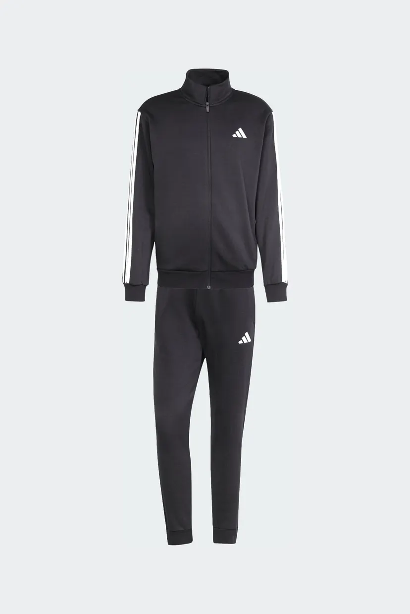 Чоловічий чорний спортивний костюм (кофта, штани) Sportswear Basic 3-Stripes Fleece 6