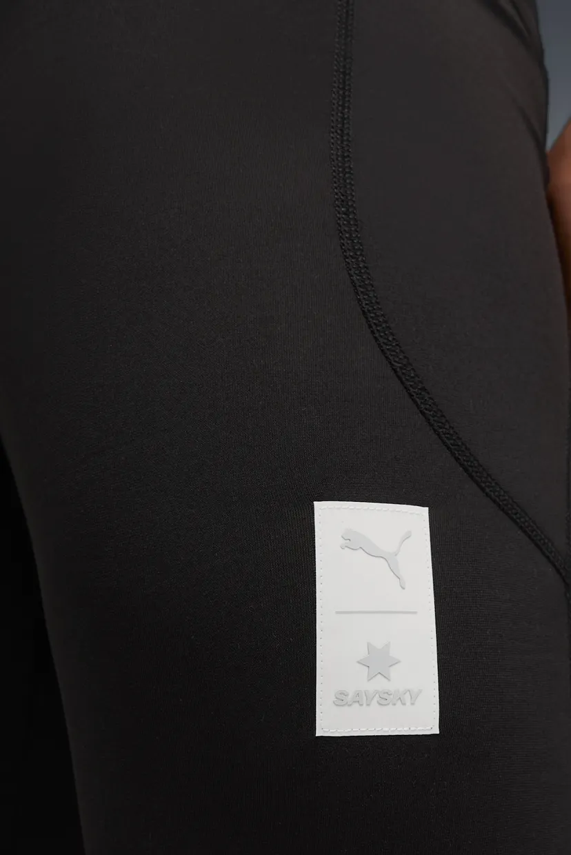 Мужские черные тайтсы PUMA x SAYSKY Tights Men 4