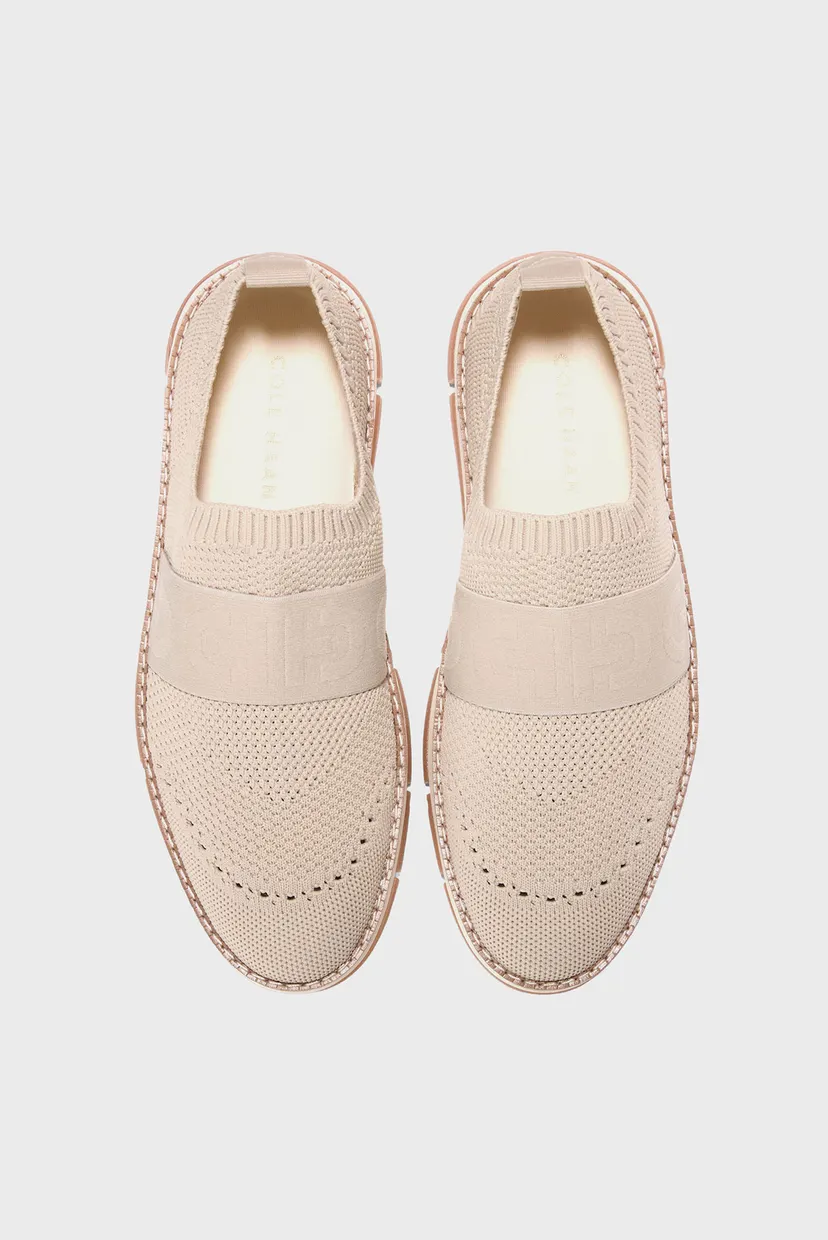 Женские бежевые слипоны ZERØGRAND Rella Stitchlite™ Slip-On Sneaker 4