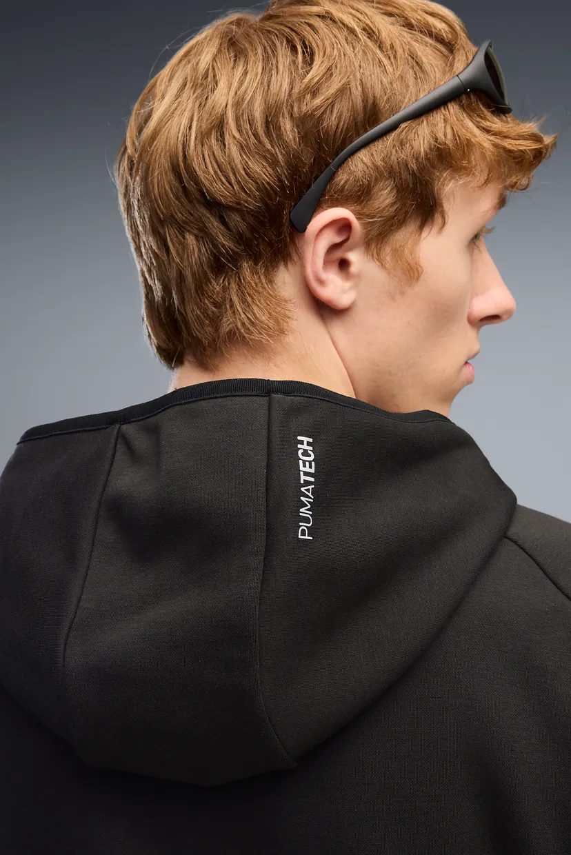 Чоловіче чорне худі PUMATECH Far-Infrared Fleece Hoodie Men 4
