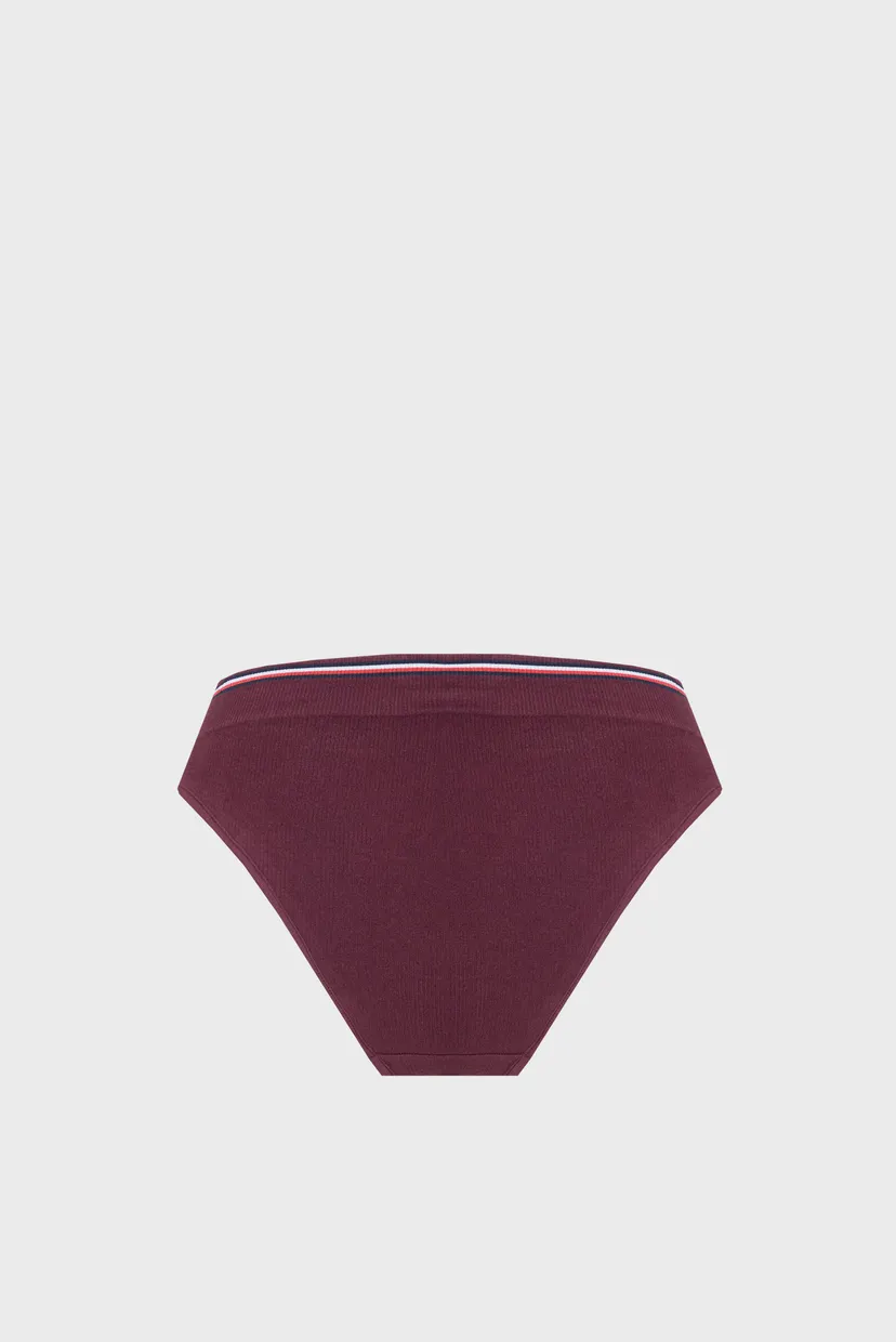 Женские бордовые трусики BIKINI 6